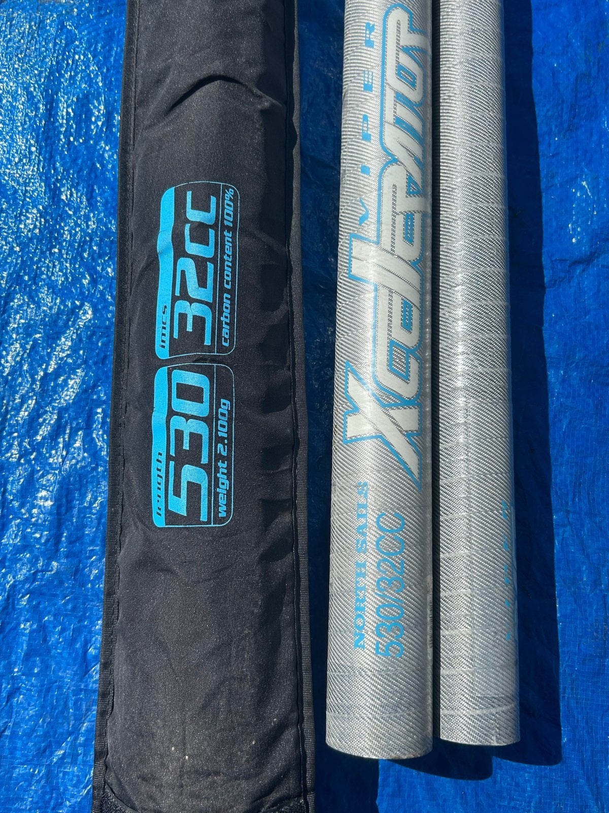 North Sails Excellerator 530cm deelbare mast, Watersport en Boten, Windsurfen, Gebruikt, Mast, North Sails, Deelbare mast, Ophalen