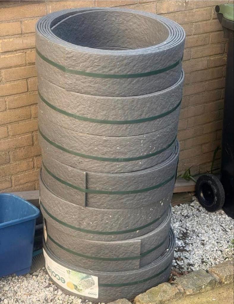 7x Ecolat Tuin- en Vijverafboording 10m x 14cm x 0,7cm, Ophalen, Kunststof, Border, Minder dan 25 cm