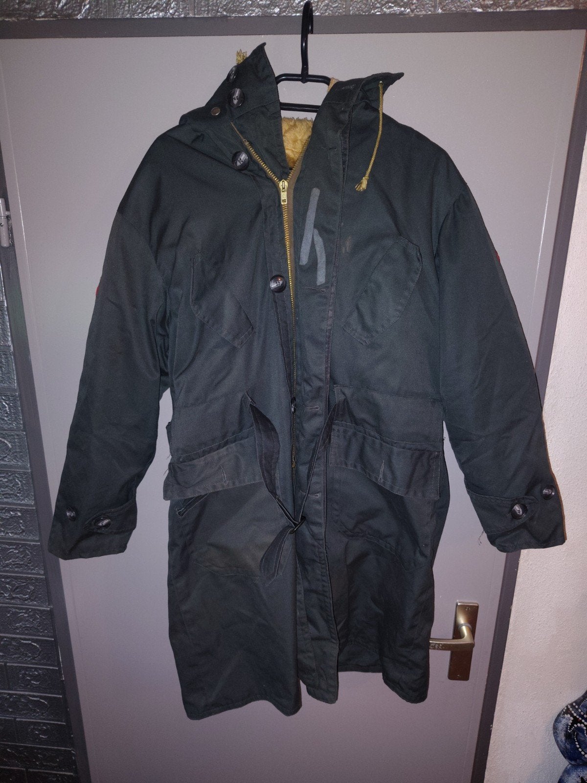Rode Kruis Korps Nederland dikke winterjas, Ophalen of Verzenden, Landmacht, Nederland