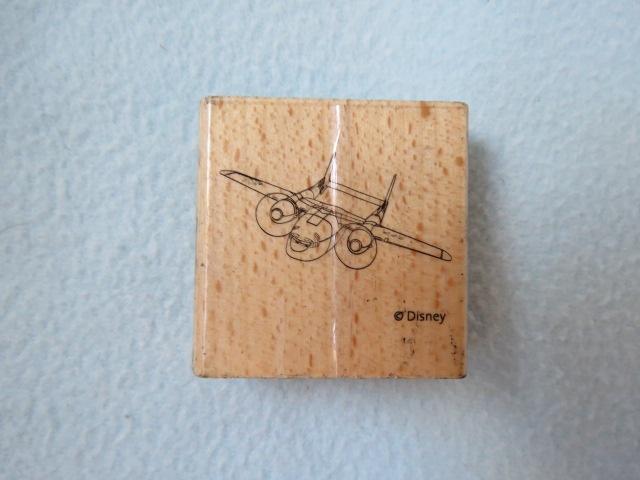 Houten stempel Disney Planes figuurtje Cabbie, Ophalen of Verzenden, Zo goed als nieuw, Houten stempel