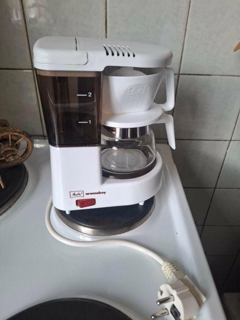 Melitta Aromaboy koffiezetapparaat - Compact en functioneel, Gebruikt, Koffiemachine, Gemalen koffie, Ophalen of Verzenden