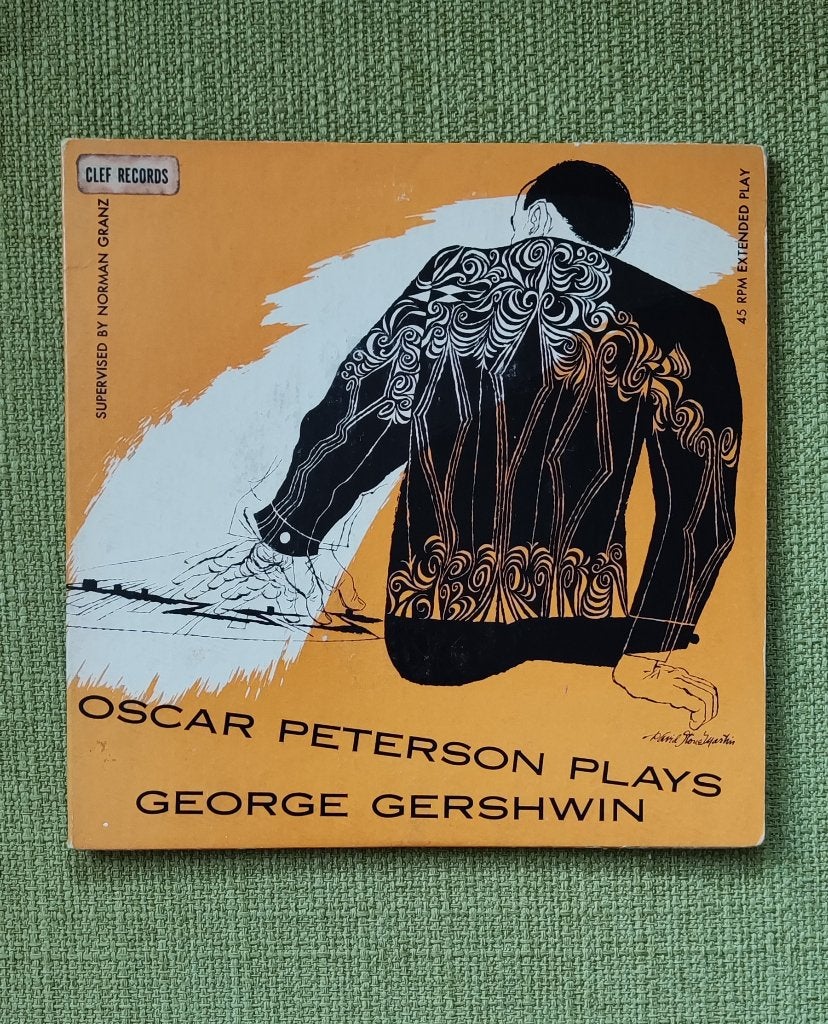 Oscar Peterson plays George Gershwin vinyl single EP 1953, Gebruikt, Ophalen of Verzenden, EP, EP