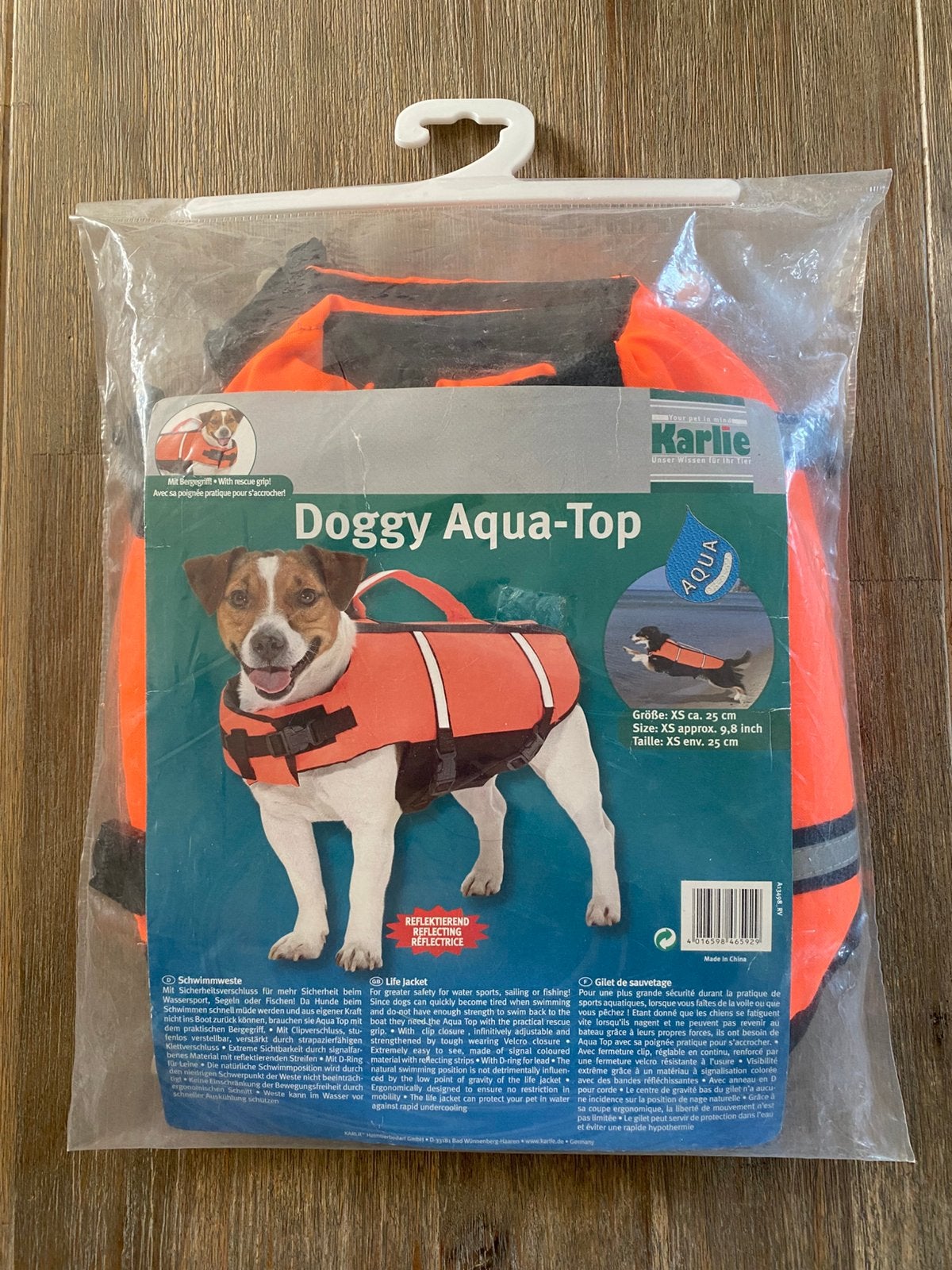 Oranje hondenzwemvest Karlie Doggy Aqua-Top, maat XS, Overige merken, Ophalen of Verzenden, Zo goed als nieuw, Overige typen