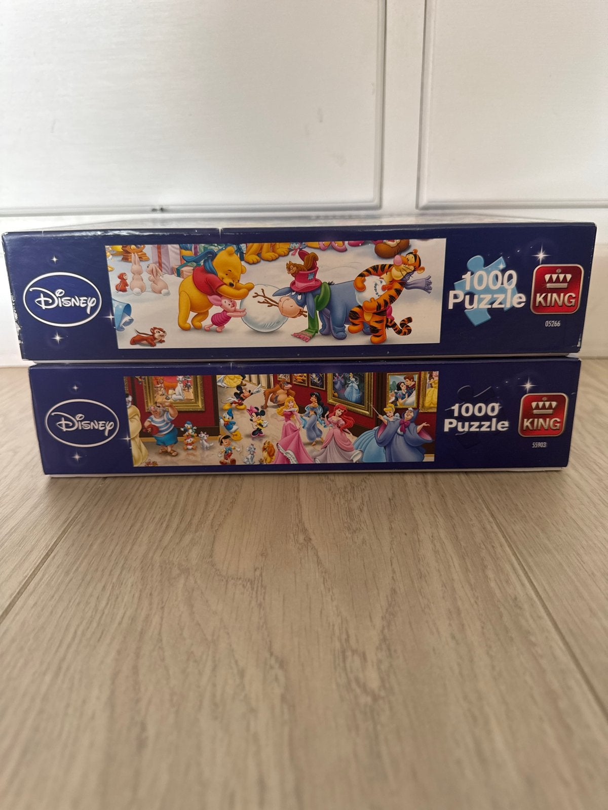 2 Disney puzzels 1000 stukjes - Zo goed als nieuw, Ophalen, 500 t/m 1500 stukjes, Zo goed als nieuw, Legpuzzel