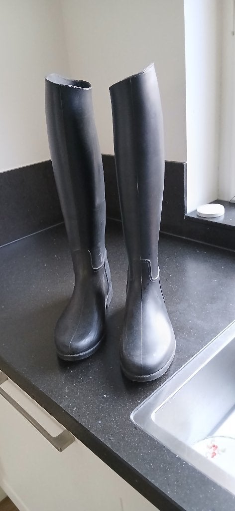 te koop: paardrijlaarzen maat 38, Dieren en Toebehoren, Paardrijkleding, Dressuur, Ophalen of Verzenden, Zo goed als nieuw, Zwart