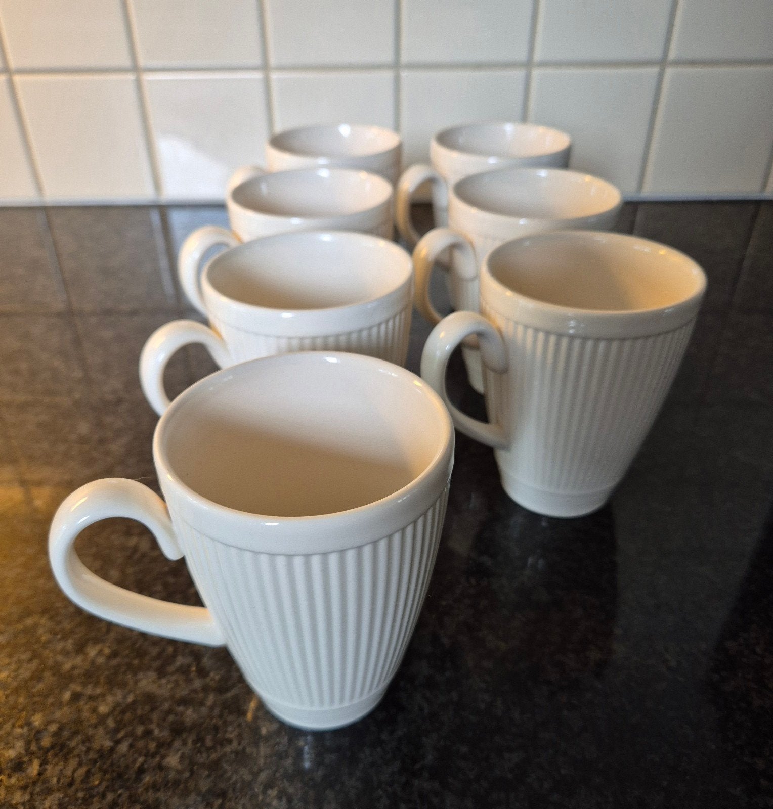 Set van 7 Wedgwood Windsor mokken -  nieuw, Ophalen, Nieuw, Mok, Wedgwood