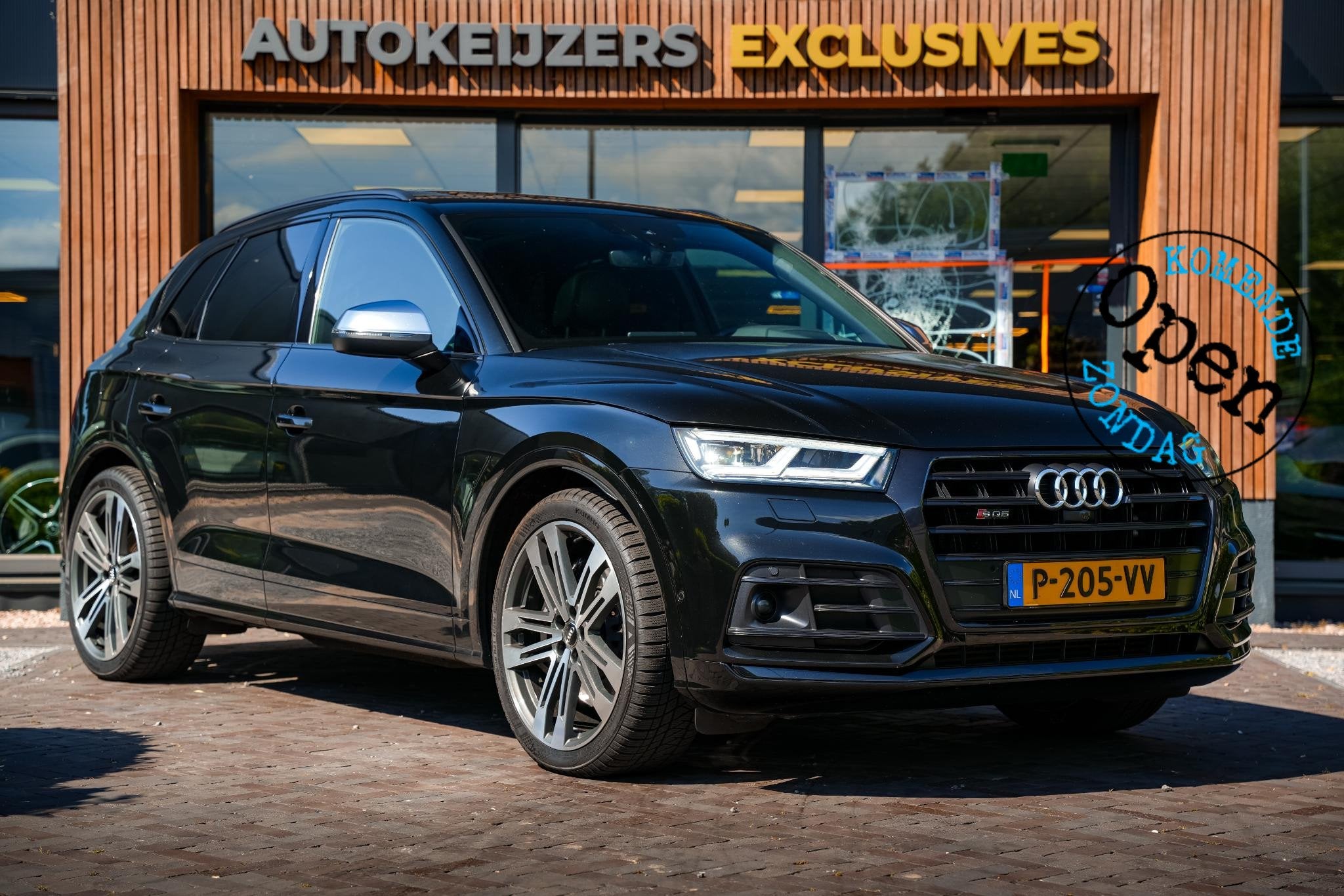 Audi Q5 3.0 TDI SQ5 quattro Panoramadak Luchtvering B&O Carb, Auto's, Automaat, Automatische klimaatregeling, 15 km/l, Gebruikt