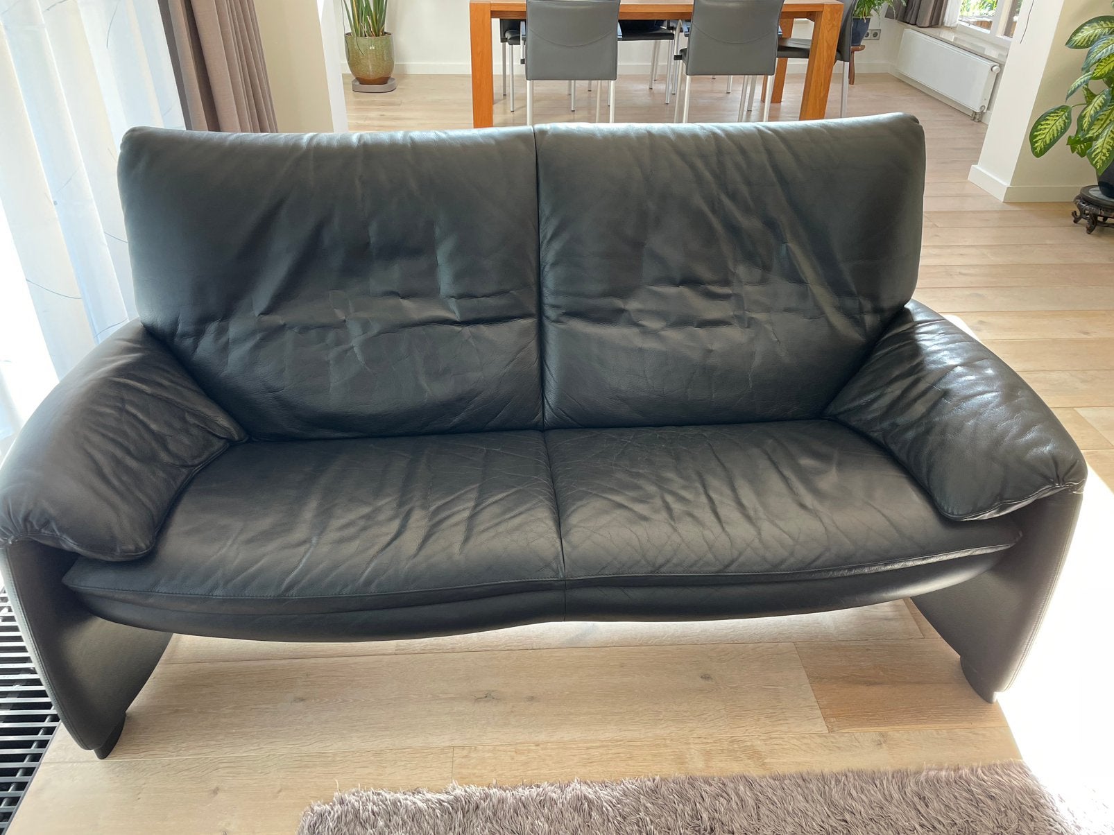 Leolux zitbank, Huis en Inrichting, Banken | Bankstellen, Ophalen, 150 tot 200 cm, Tweepersoons, 75 tot 100 cm