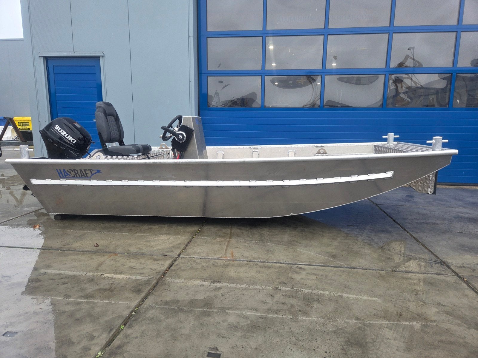 hascraft 400 werkboot met 9.9 pk, Watersport en Boten, Minder dan 100 pk, Minder dan 10 meter, Overige typen, Nieuw
