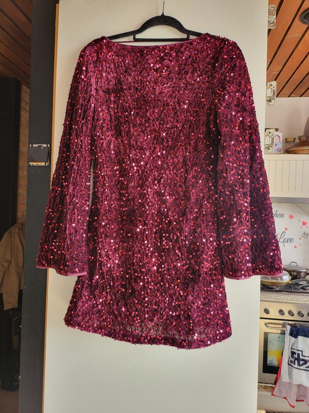 Prachtige Groene Galajurk met Pailletten nieuw, Kleding | Dames, Maat 38/40 (M), Ophalen of Verzenden, Onbekend, Zo goed als nieuw