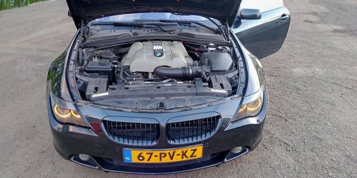 BMW 6-Serie 4.4 CI 645 Coupe AUT 2004 Zwart, Auto's, Automaat, Achterwielaandrijving, 1595 kg, 4 stoelen