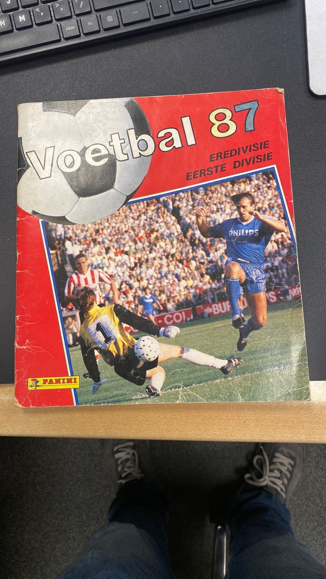 Voetbal panini 87 eredivisie eerste divisie, Verzamelen, Ophalen of Verzenden, Gebruikt, Overige binnenlandse clubs, Poster, Plaatje of Sticker