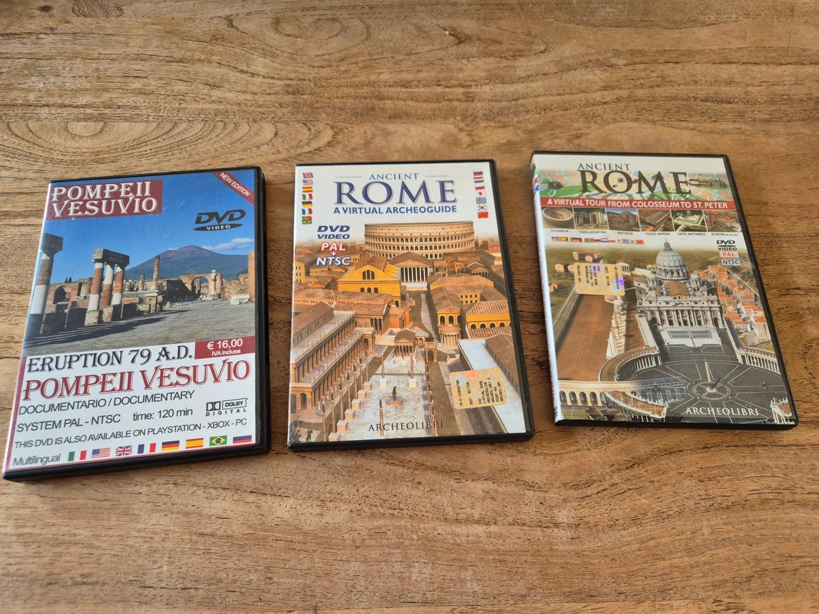 DVD Collectie: Pompeii Vesuvius & Ancient Rome Microguide, Alle leeftijden, Nederlands, Ophalen of Verzenden, Politiek of Geschiedenis