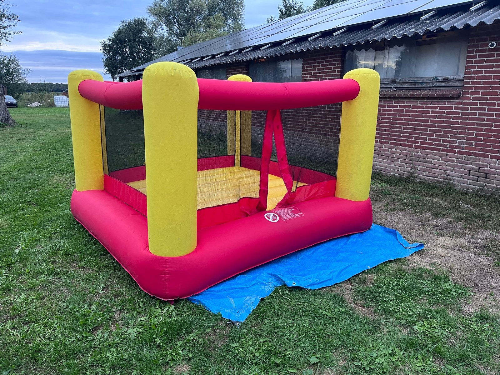 Luchtkussen met blower - 180x275x275 cm, Ophalen of Verzenden, Gebruikt