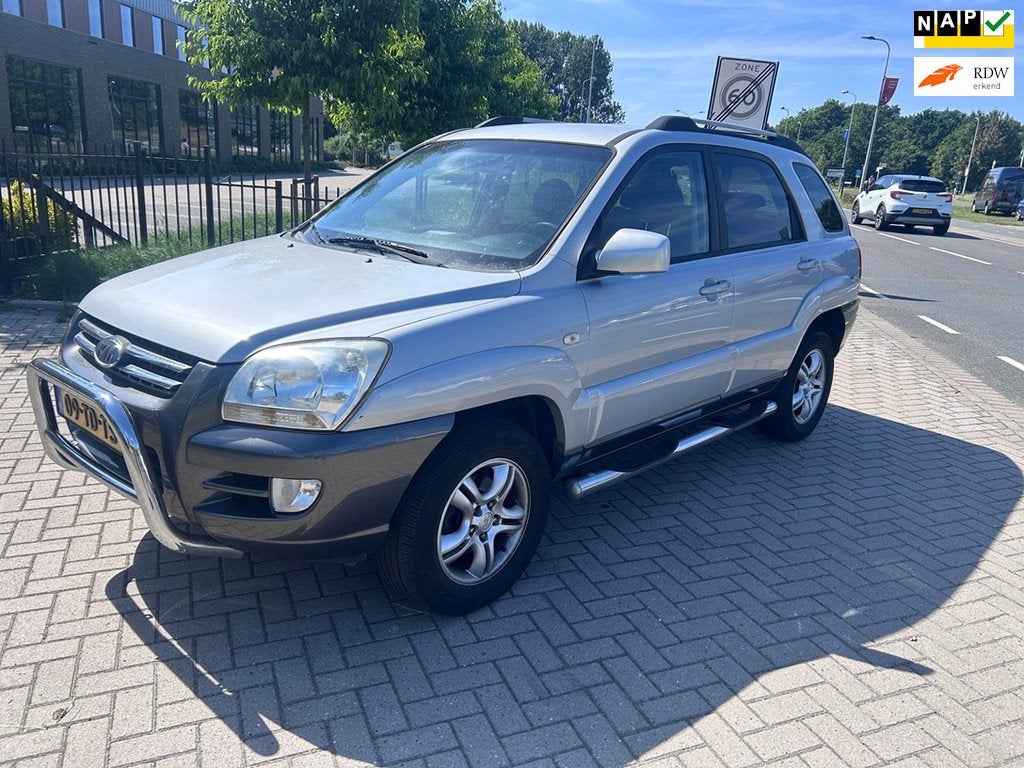 Kia Sportage 2.0 CVVT Executive 2006! CLIMATRONIC! NWE APK!, Auto's, 1442 kg, Gebruikt, Zwart, 4 cilinders