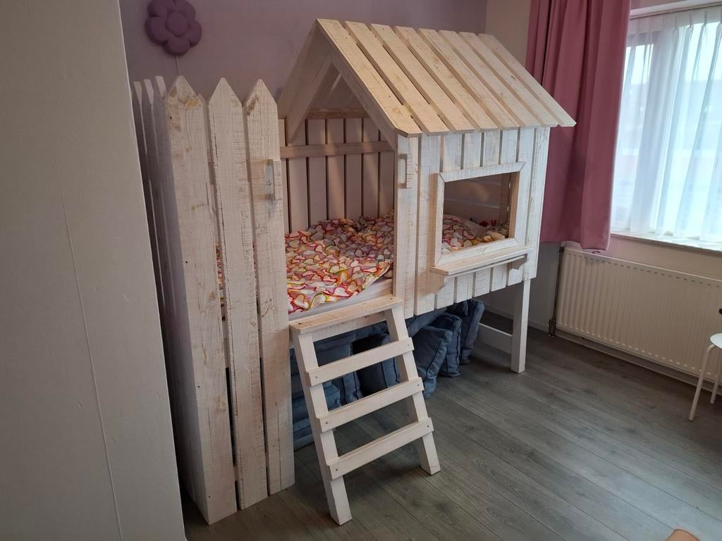 Jelle boomhutbed / hoogslaper, Ophalen, Zo goed als nieuw, Hoogslaper