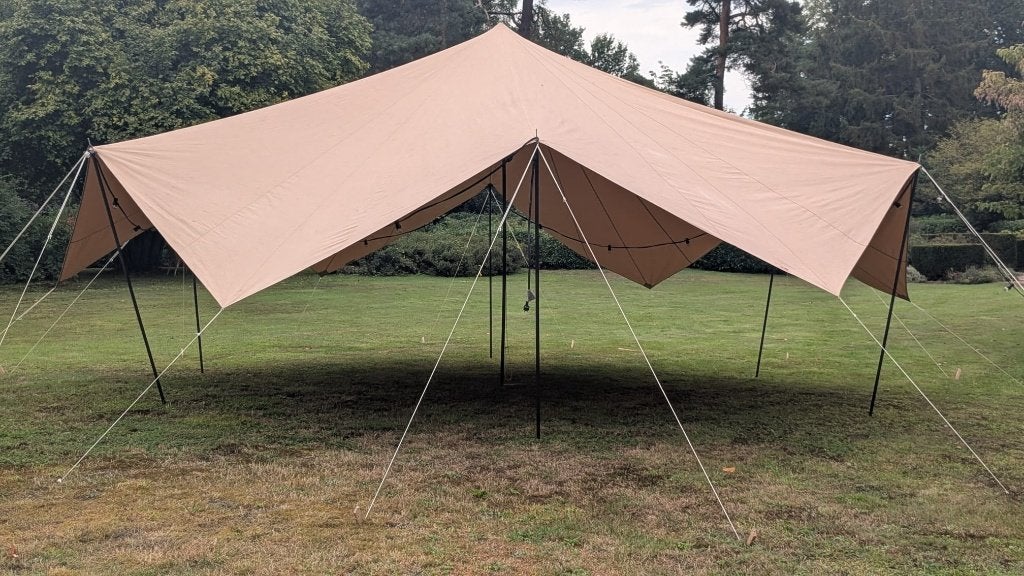 Stretchtent te huur - eenvoudig zelf op te zetten!, Hobby en Vrije tijd, Ophalen, Zo goed als nieuw, Verjaardag