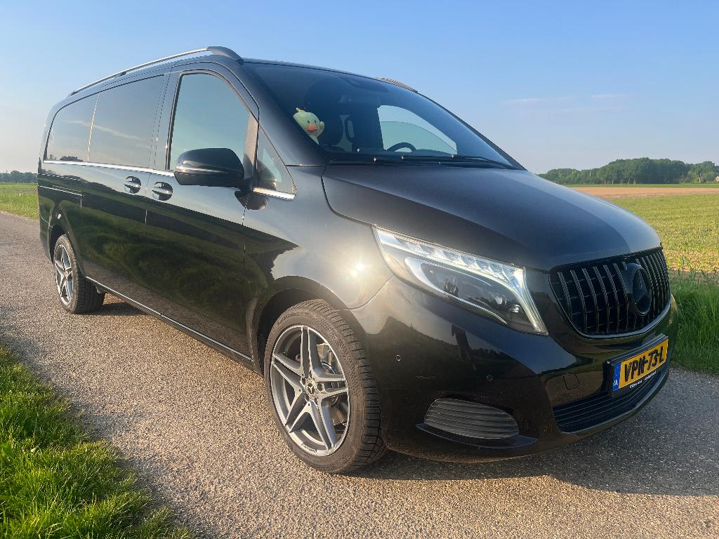 Mercedes-Benz V250 Avantgarde extra lang DC, Auto's, Automaat, Achterwielaandrijving, Zwart, 190 pk