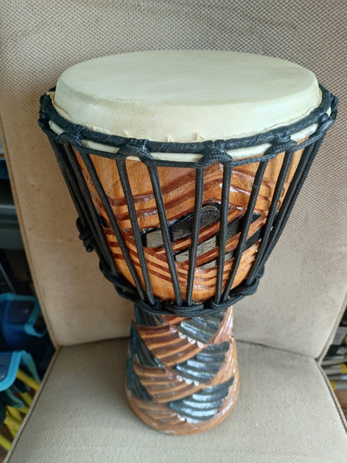 2x Djembe 7inch/20cm ook los te koop, Muziek en Instrumenten, Ophalen of Verzenden, Zo goed als nieuw, Trommel
