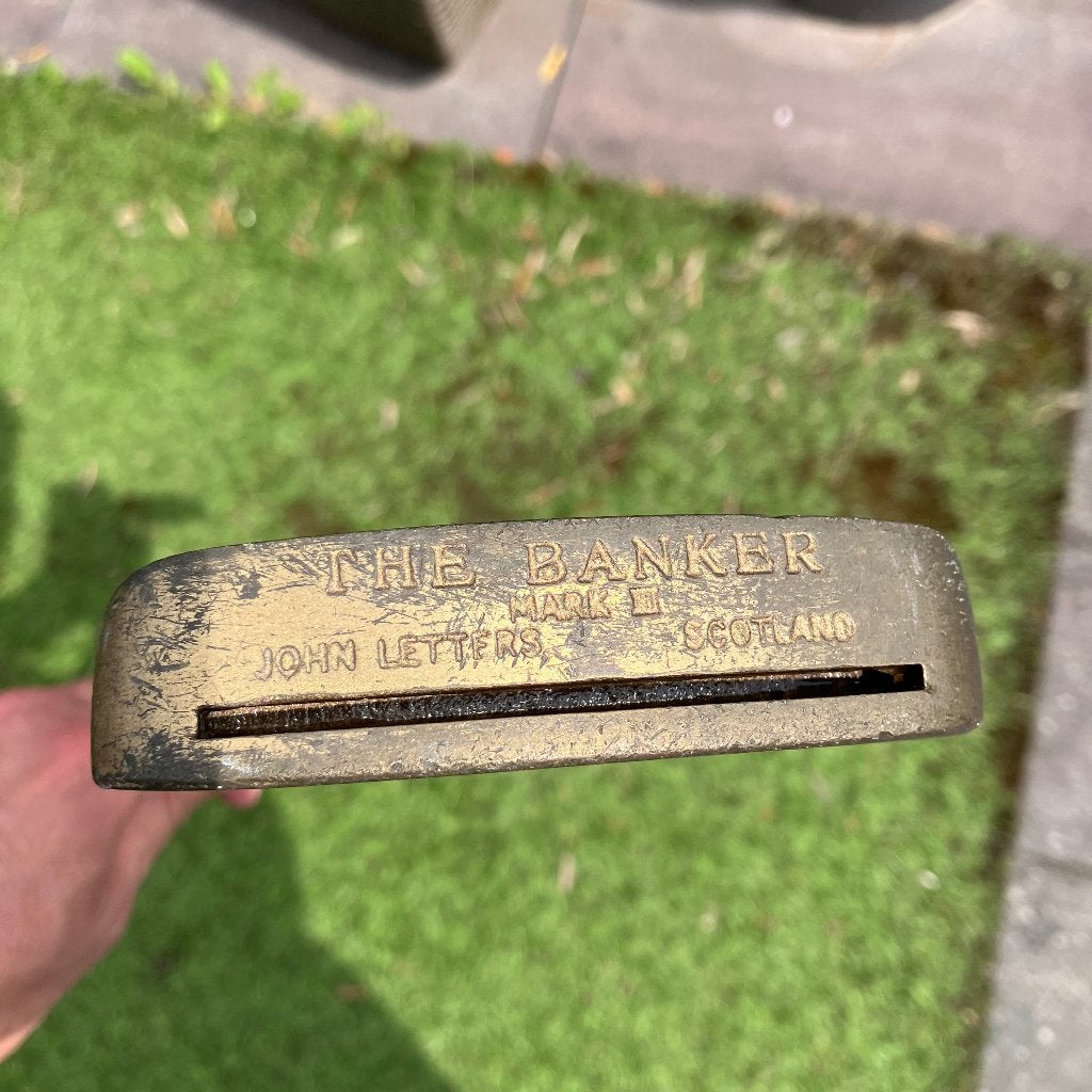 the banker mark 3 John Letters putter rechtshandig, Overige merken, Gebruikt, -, -