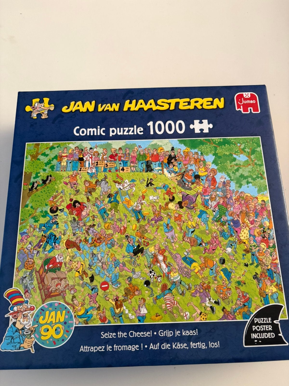 Jan van Haasteren puzzel: Grijp je kaas!, Ophalen, 500 t/m 1500 stukjes, Zo goed als nieuw