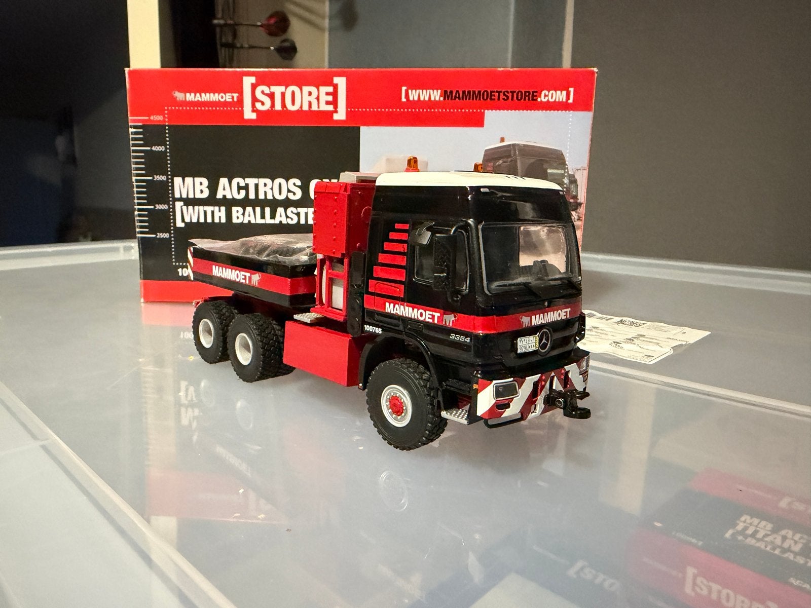 WSI Mammoet MB Actros 6x6 met ballastbak, Ophalen of Verzenden, Zo goed als nieuw, Overige merken