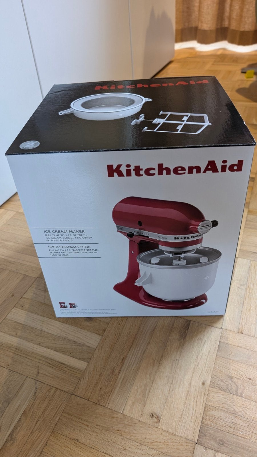 KitchenAid IJsmaker Opzetstuk - Nieuw in Doos, Witgoed en Apparatuur, Ophalen of Verzenden