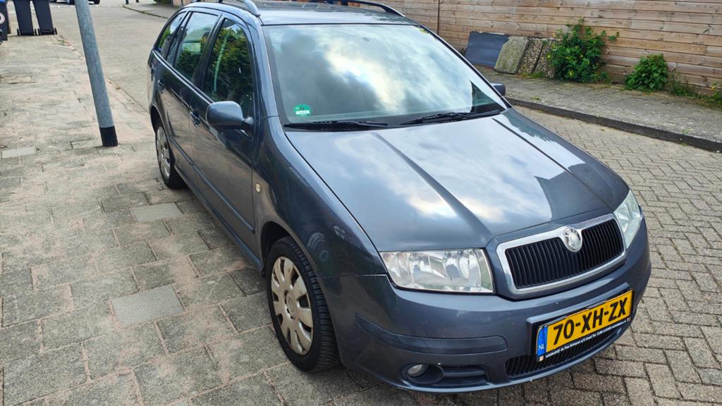 Skoda Fabia 1.4 Combi 59KW 2007 Grijs, Auto's, Voorwielaandrijving, 4 cilinders, 1070 kg, Origineel Nederlands