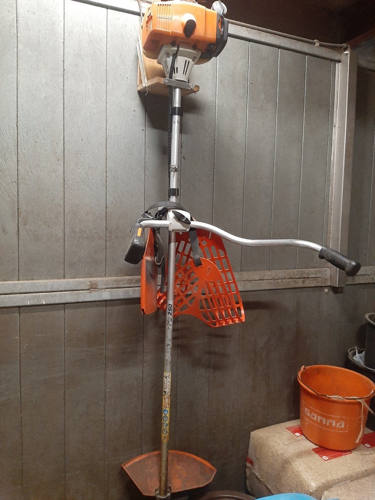 Stihl bosmaaier gebruikt, Tuin en Terras, Bosmaaiers, Ophalen, Gebruikt, Benzine
