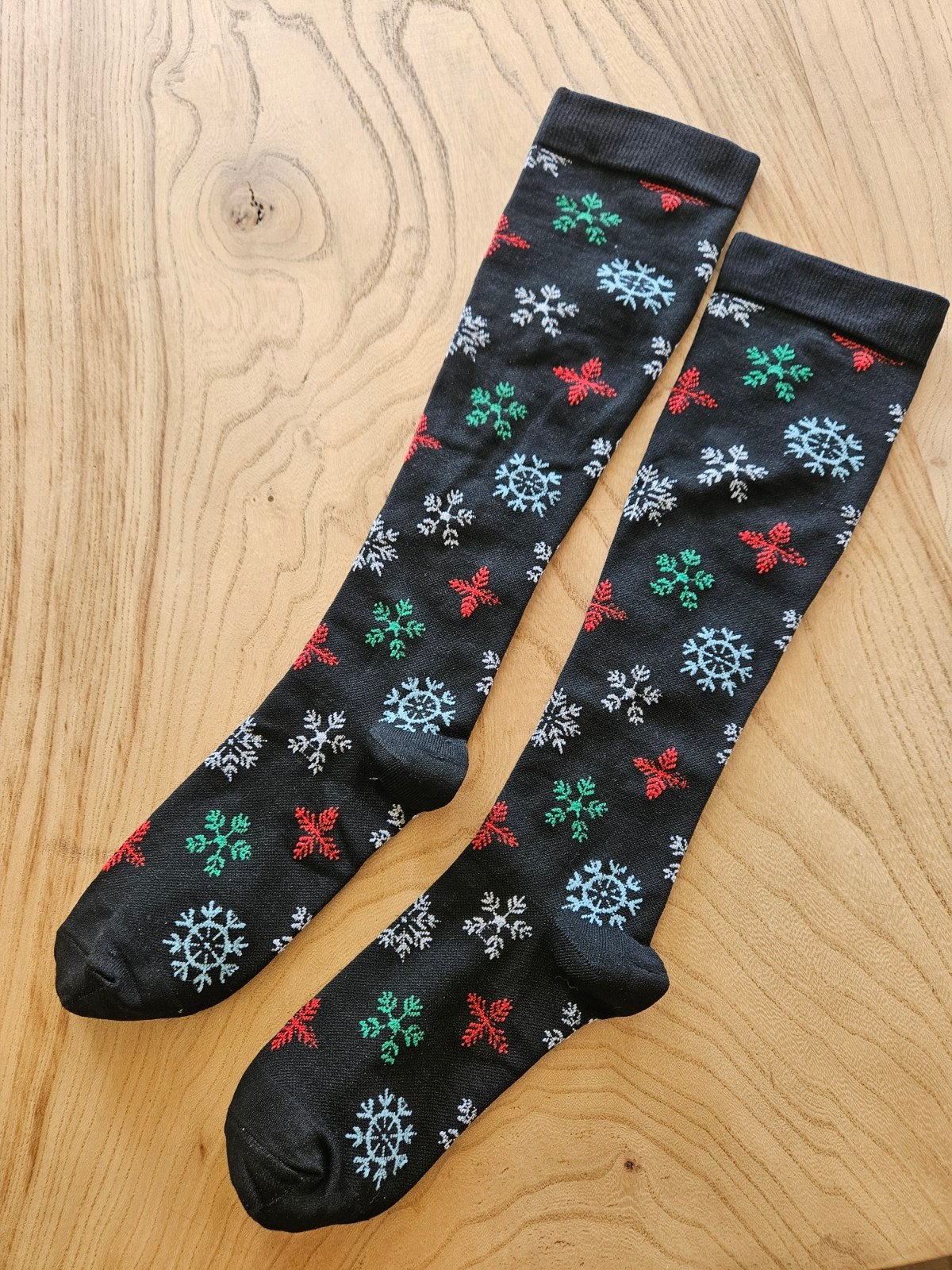 2 paar sokken met leuke prints - Zo goed als nieuw, Sokken en Kniesokken, Zwart, Overige maten, Ophalen of Verzenden