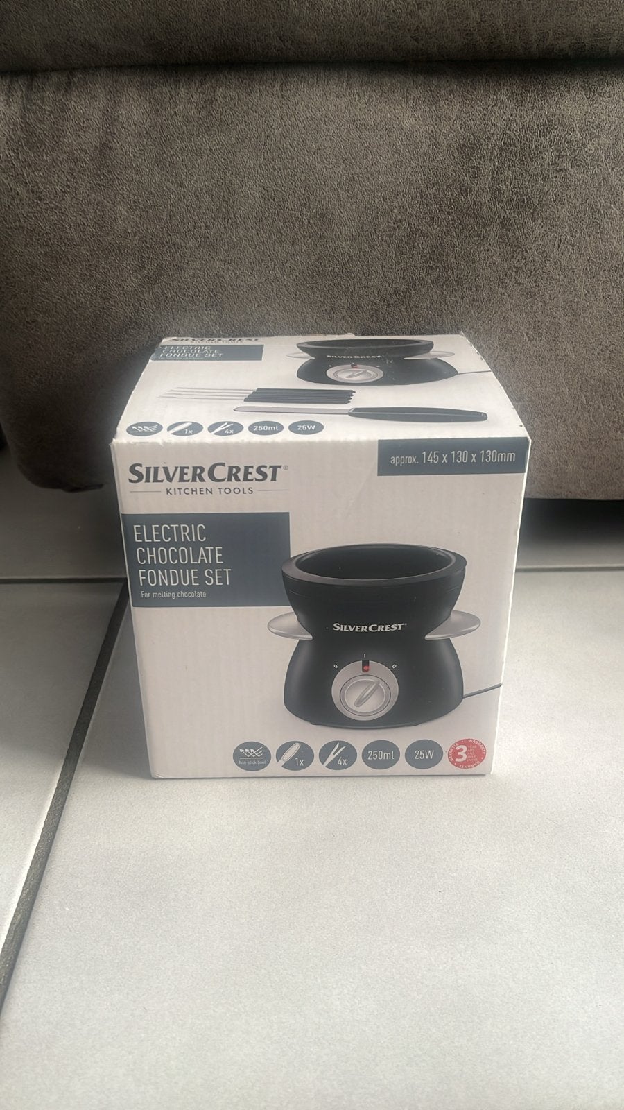 Nieuwe SilverCrest Elektrische Chocolade Fondueset, Ophalen of Verzenden, Nieuw, Elektrisch, Fondueset