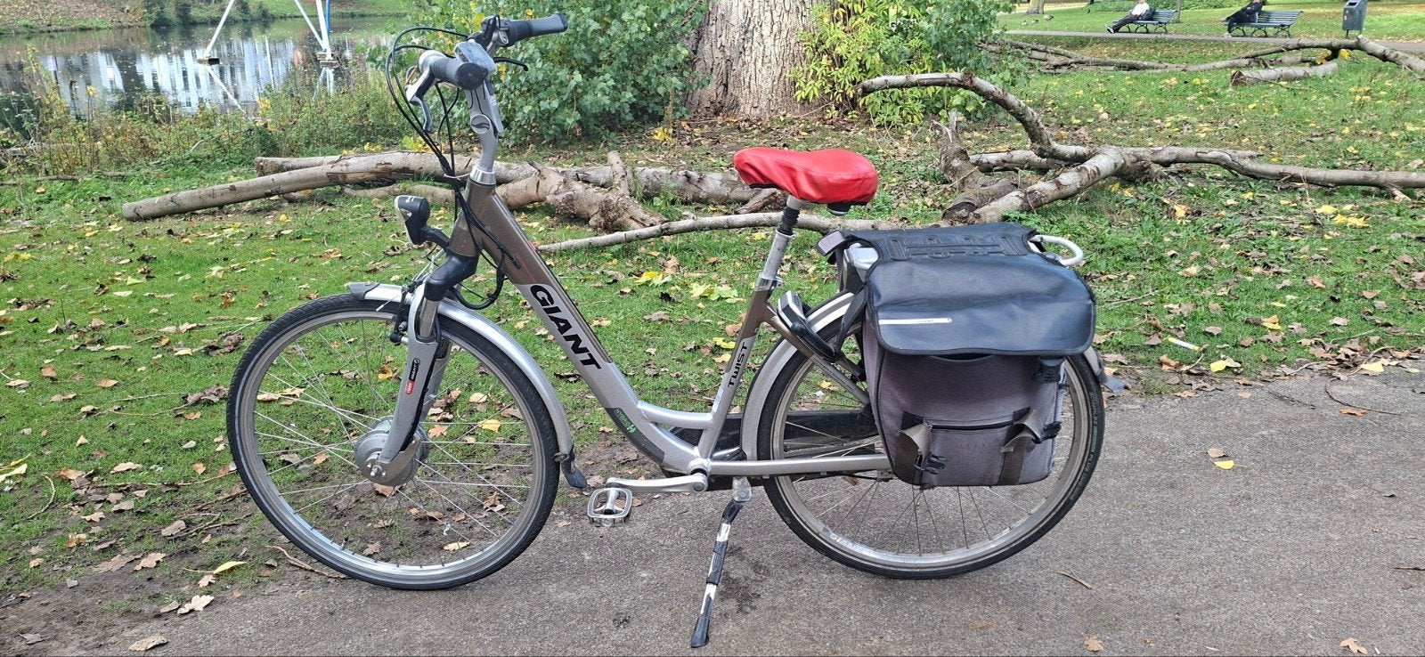 Giant Twist E-bike - 8 versnellingen, 2 accu's, maat S, Ophalen, Gebruikt, Giant, Minder dan 47 cm