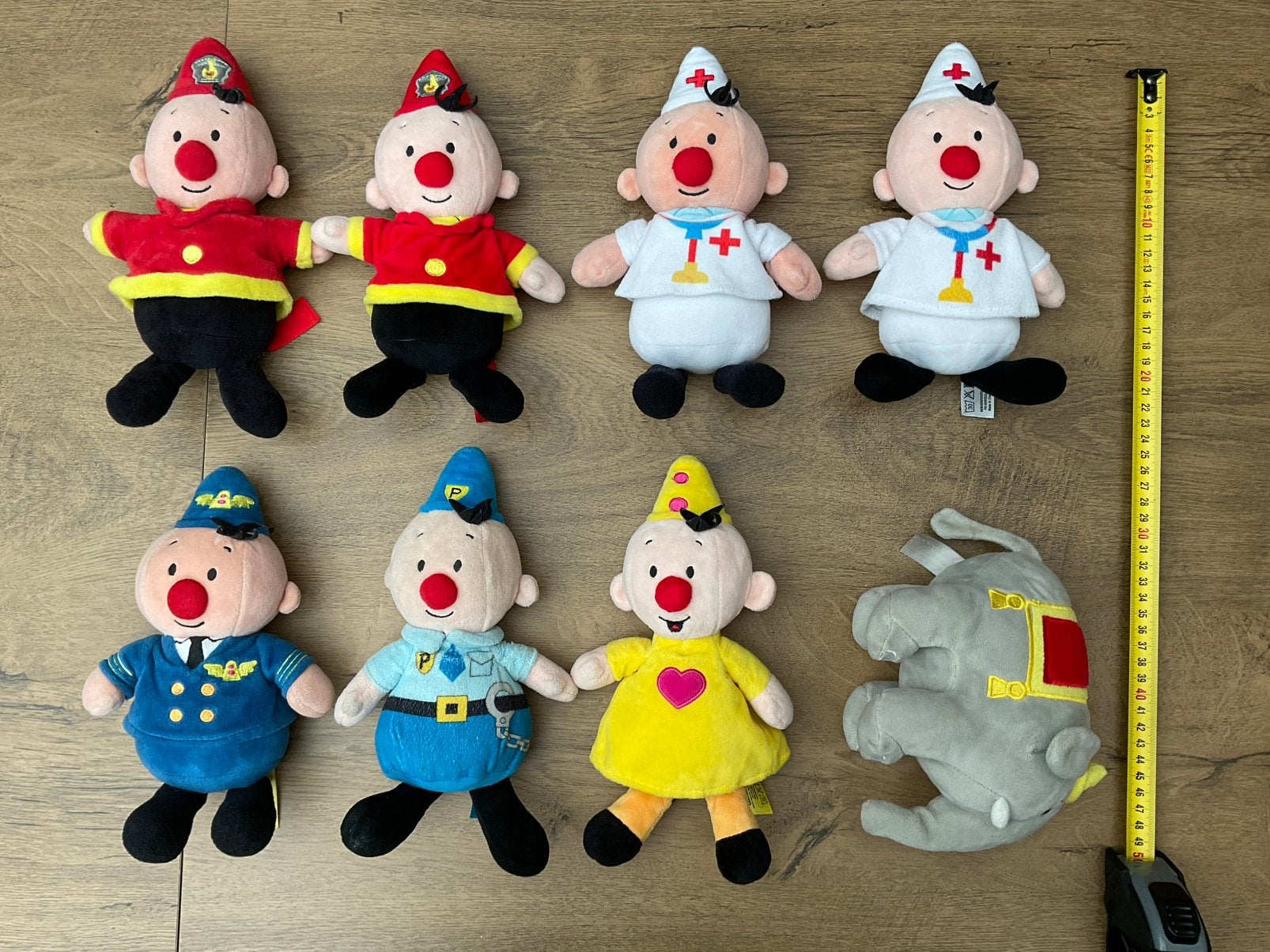8 nieuwe zgan Bumba knuffels Studio 100, Ophalen, Overige figuren, Nieuw, Beeldje of Figuurtje