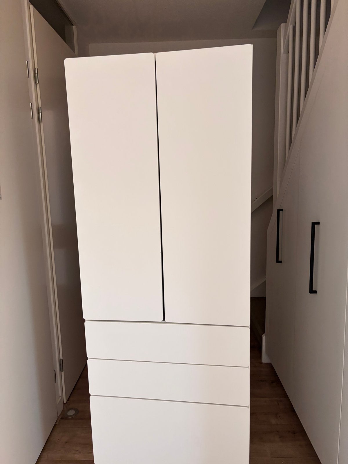 IKEA SMÅSTAD Kledingkast met lades - Wit, Ophalen, Gebruikt, 50 tot 100 cm, Met lade(s)