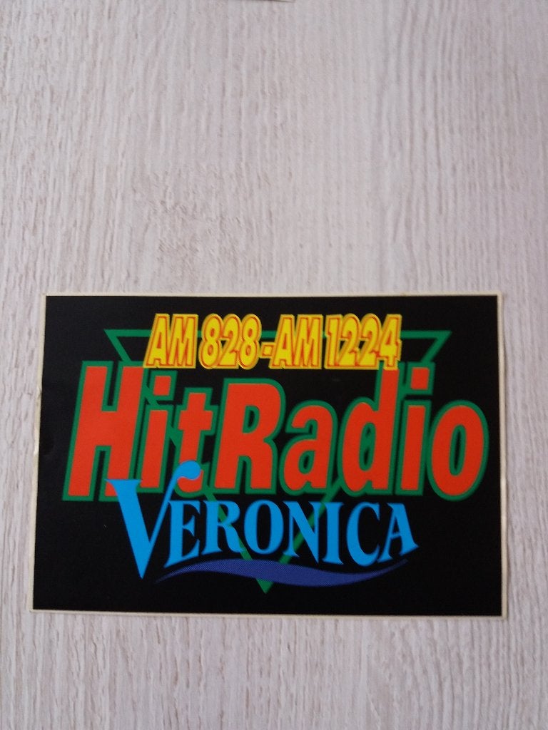 sticker VERONICA ( 12 ), Ophalen of Verzenden, Zo goed als nieuw, Film, Tv of Omroep