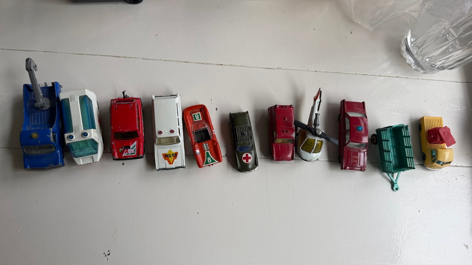 Matchbox modelauto's en andere miniatuurvoertuigen, Ophalen of Verzenden, Gebruikt