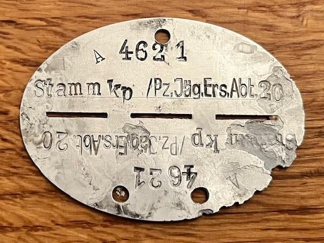Panzerabwehr-Ersatz-Abteilung 20 doggtagg, Verzamelen, Militaria | Tweede Wereldoorlog, Ophalen of Verzenden, Landmacht, Duitsland