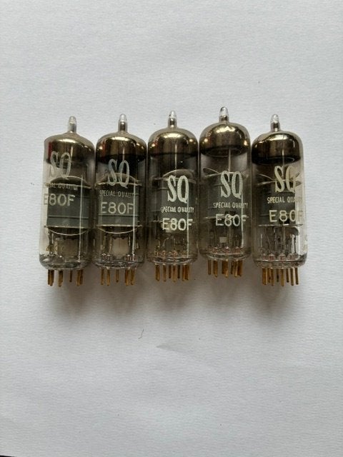 5 st. Philips SQ electronenbuis E80F, Audio, Tv en Foto, Ophalen of Verzenden, Buis of Buizen