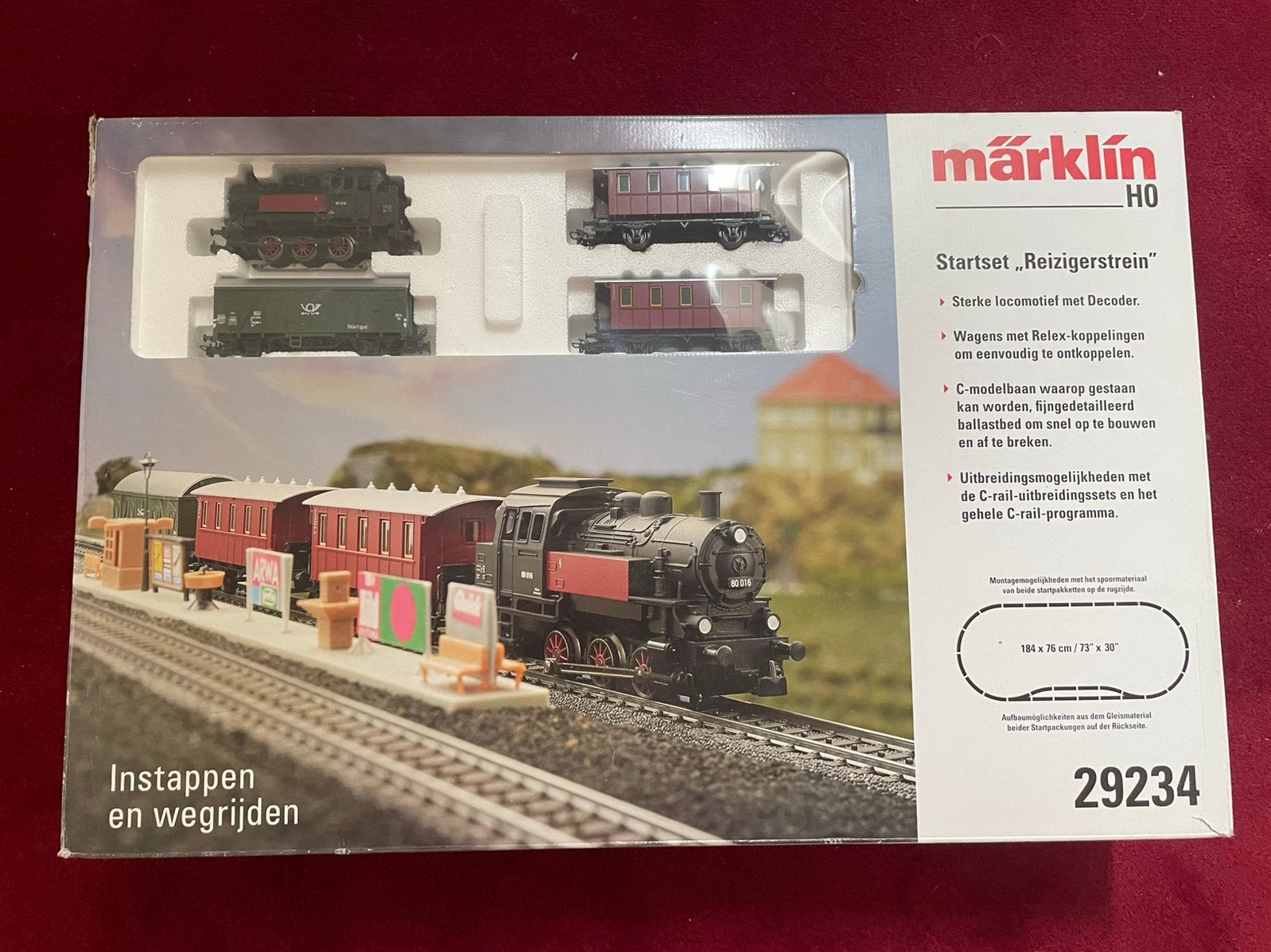 Märklin 29234 Startset reizigerstrein, Wisselstroom, Treinset, Ophalen of Verzenden, Zo goed als nieuw