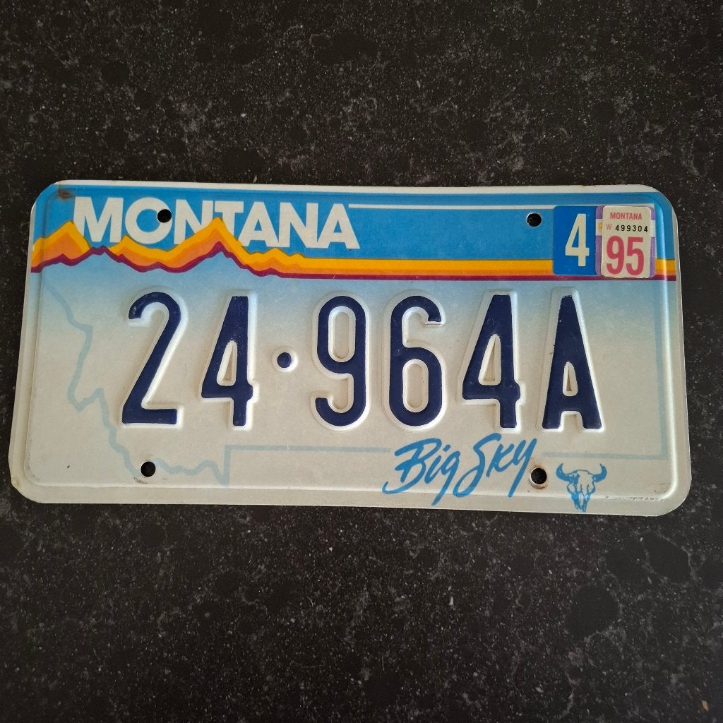Kentekenplaat nummerplaat nummerbord usa montana big sky, Auto diversen, Ophalen of Verzenden, Zo goed als nieuw