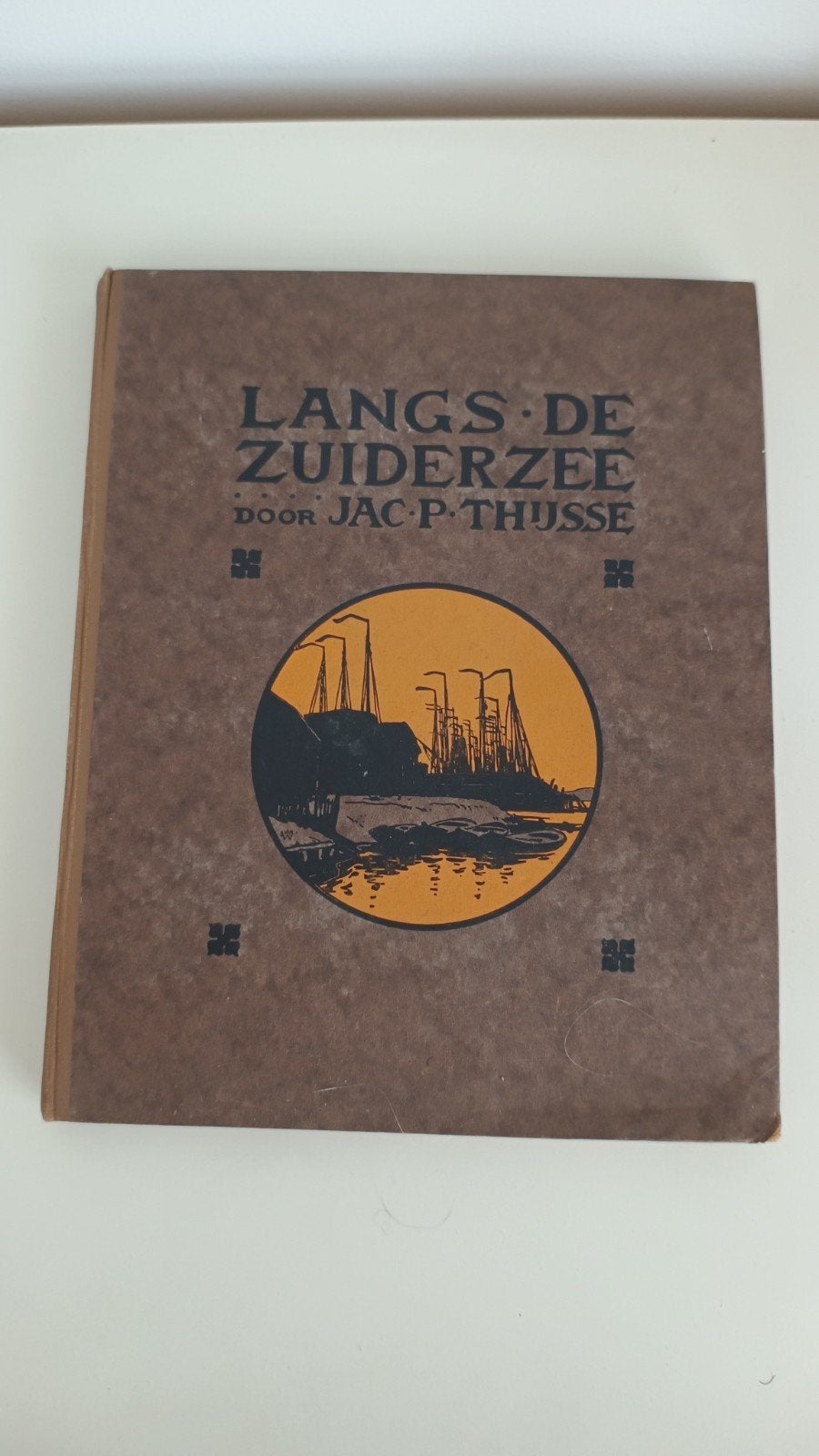 Langs de zuiderzee Jac P Thijsse Verkade plaatjesalbum 1914, Boeken, Ophalen of Verzenden, Gelezen, Jac. P. Thijsse, Plaatjesalbum