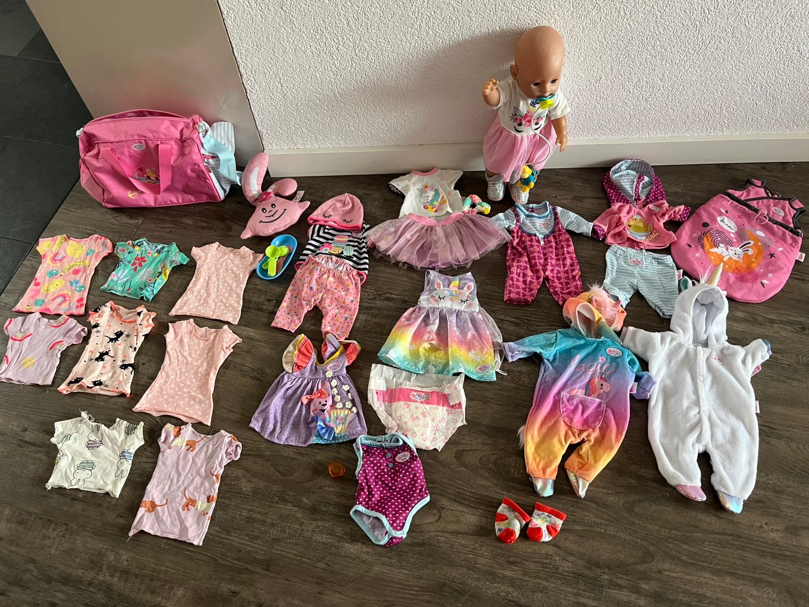 Baby born, kan drinken/huilen/plassen, Ophalen, Zo goed als nieuw, Babypop