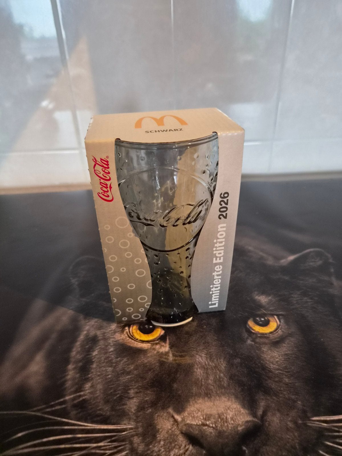 Coca-Cola McDonald's Glas 2026 Duitsland Zwart, Ophalen of Verzenden