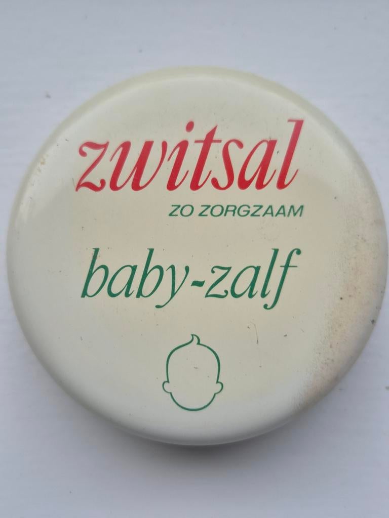 Zwitsal Baby Zalf blik Apeldoorn, Verzamelen, Ophalen of Verzenden, Gebruikt, Overige