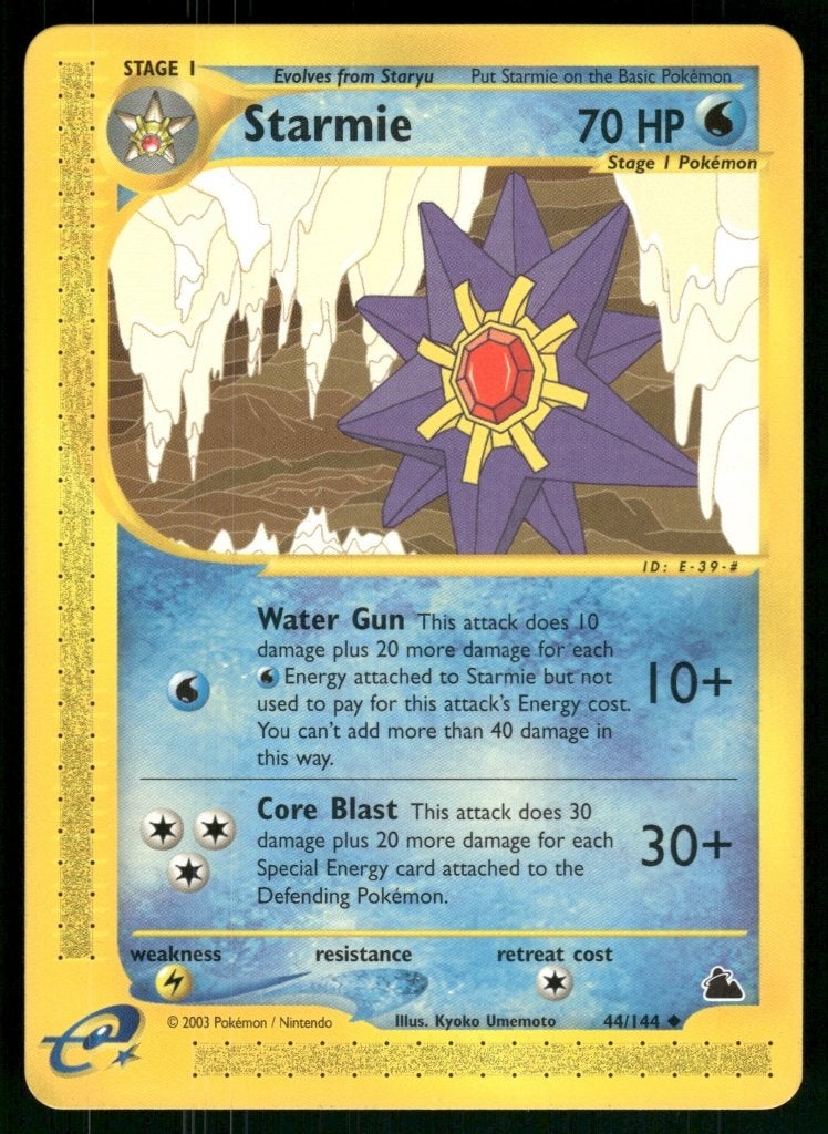 Starmie 44/144 - Skyridge, Verzenden, Gebruikt