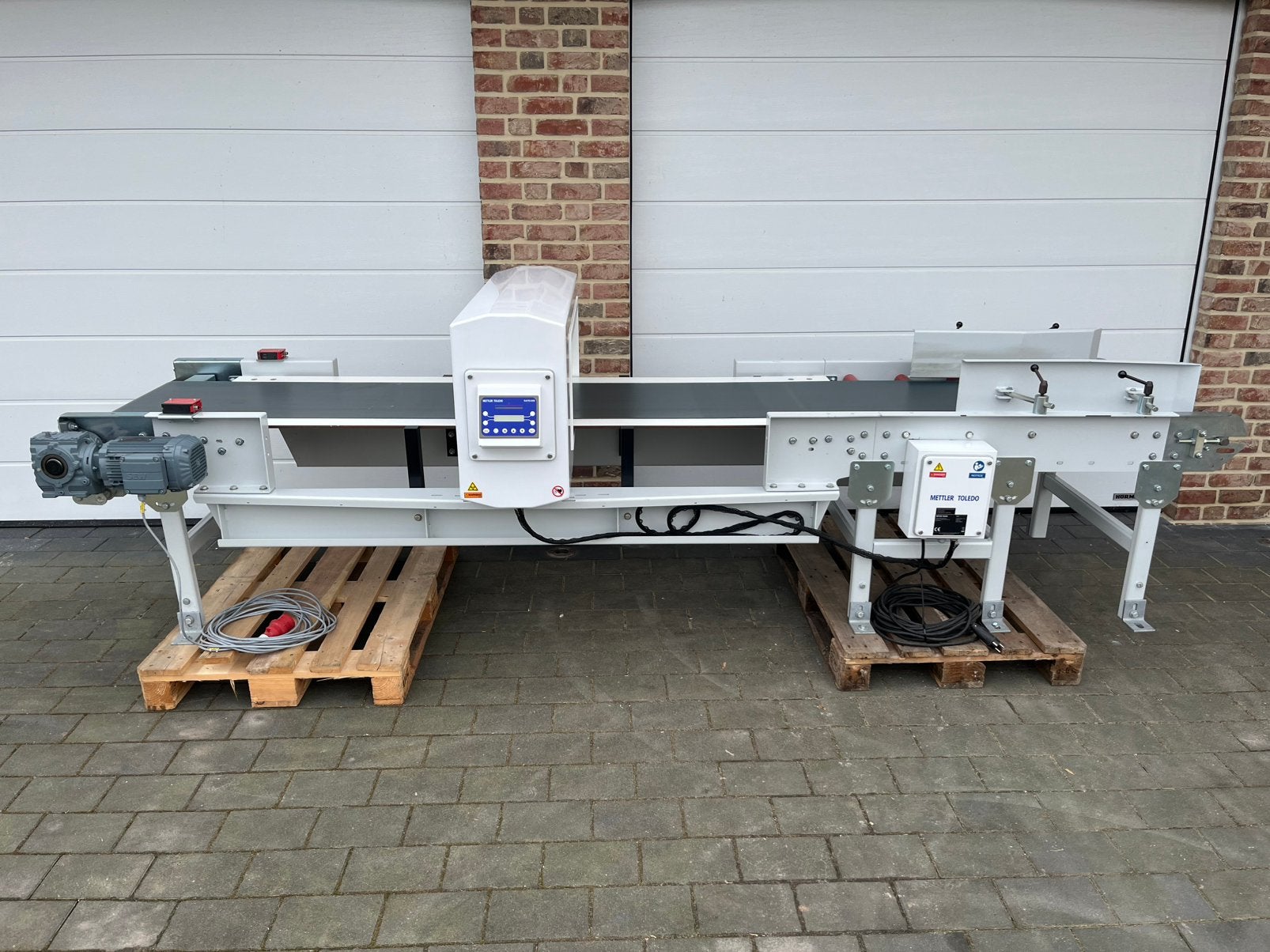 Mettler Toledo Safeline-metaaldetector met transportband, Ophalen