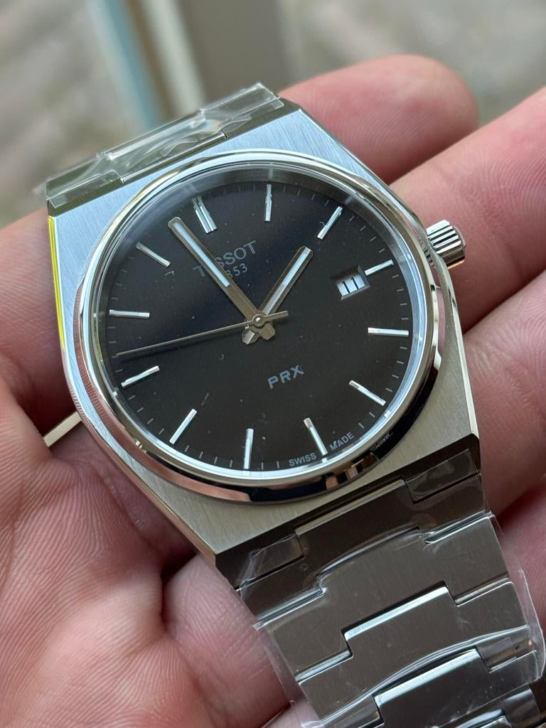 Tissot PRX Quartz 40MM - Nieuw en Ongebruikt, Sieraden, Tassen en Uiterlijk, Overige merken, Staal, Polshorloge, Nieuw