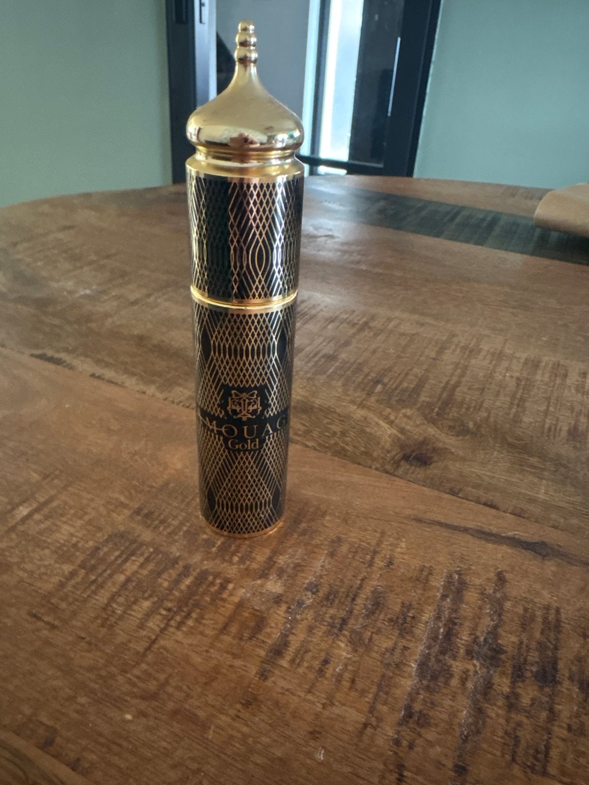 Zeldzame Amouage Gold Woman tasverstuiver - Leeg, Ophalen of Verzenden, Gebruikt