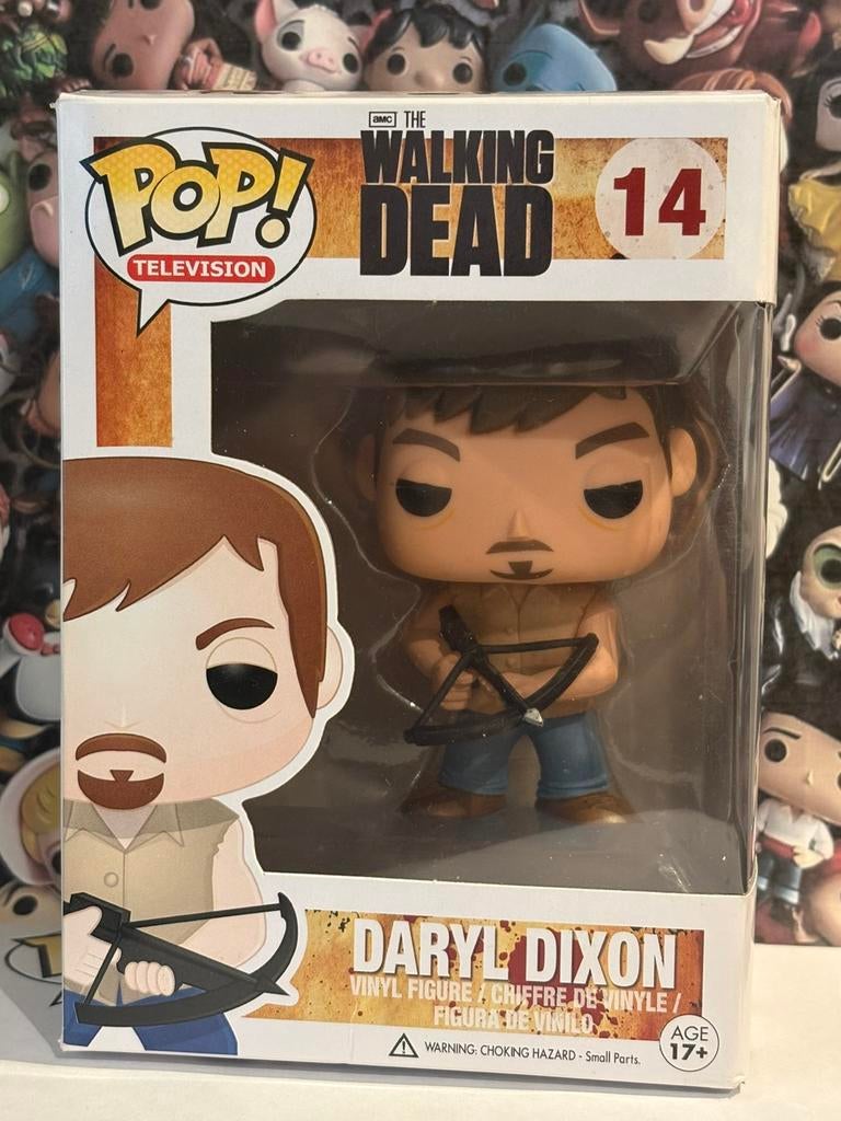 Funko pop Daryl dixon 14 the walking dead television, Ophalen of Verzenden, Zo goed als nieuw