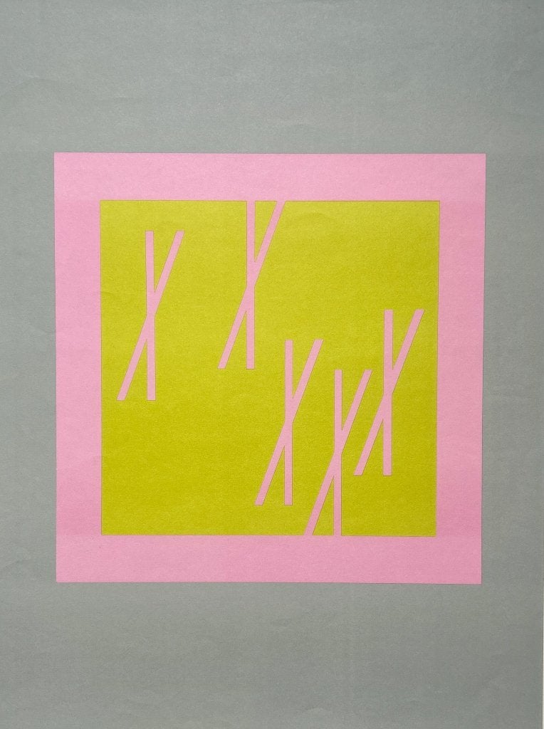 Zeefdruk J. Albers, Gesigneerd, Verzenden, Zeefdruk